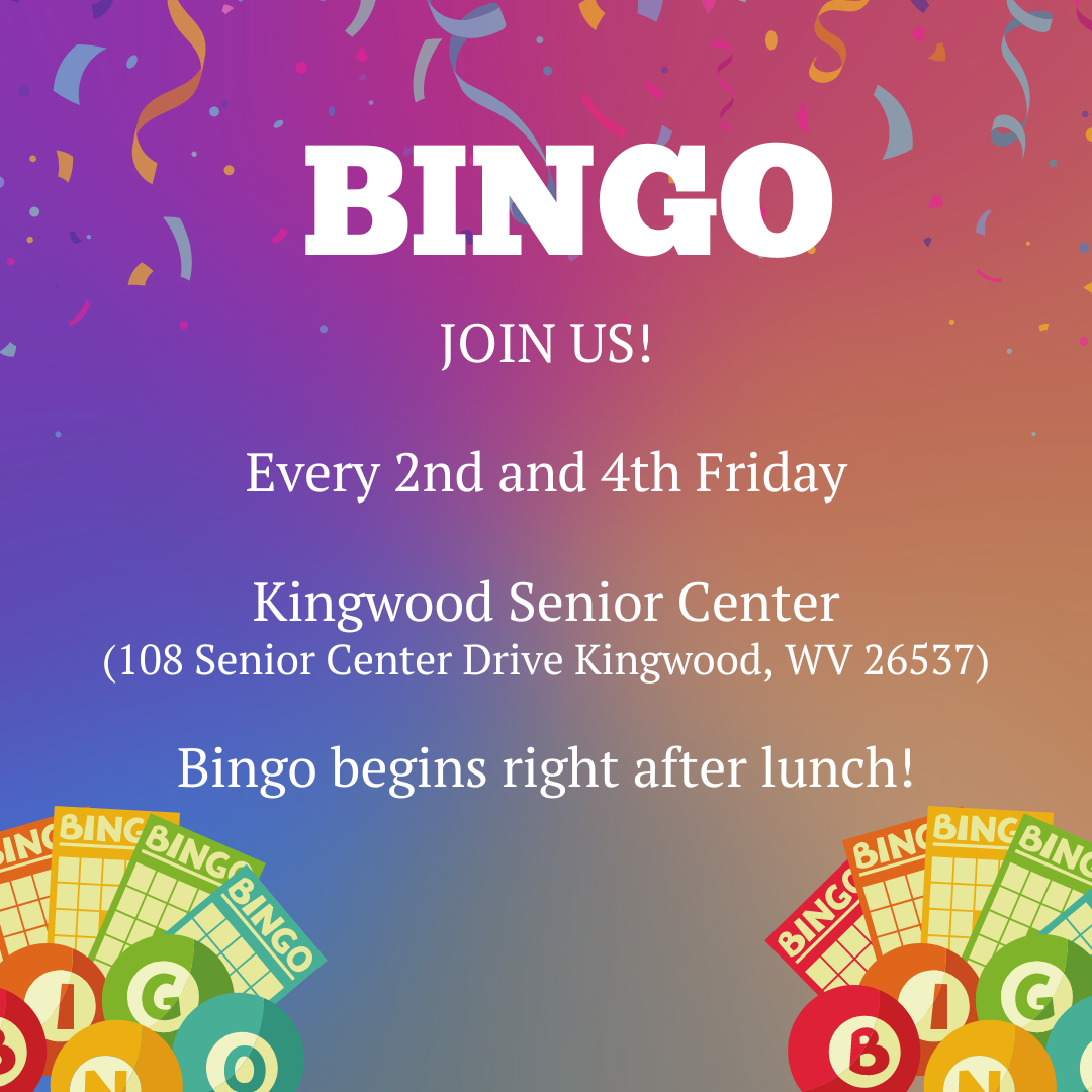 Bingo Kingwood Preston County Senior Citizens, Inc.